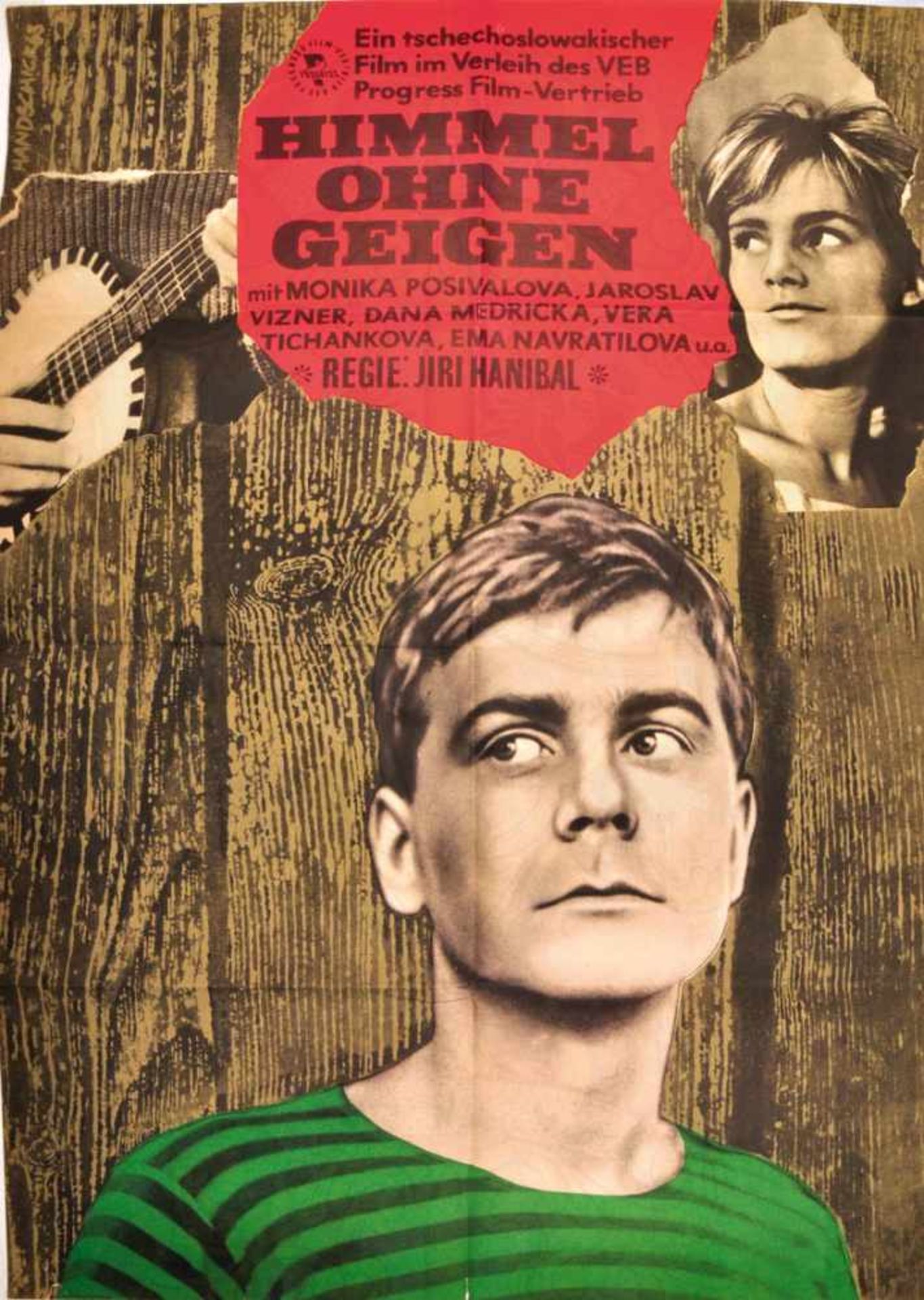 4 FILMPLAKATE 1963, VEB Progress-Film, tls. International: „Der Weg nach Oben“ m. Laurence Harvey, 2 - Bild 4 aus 4