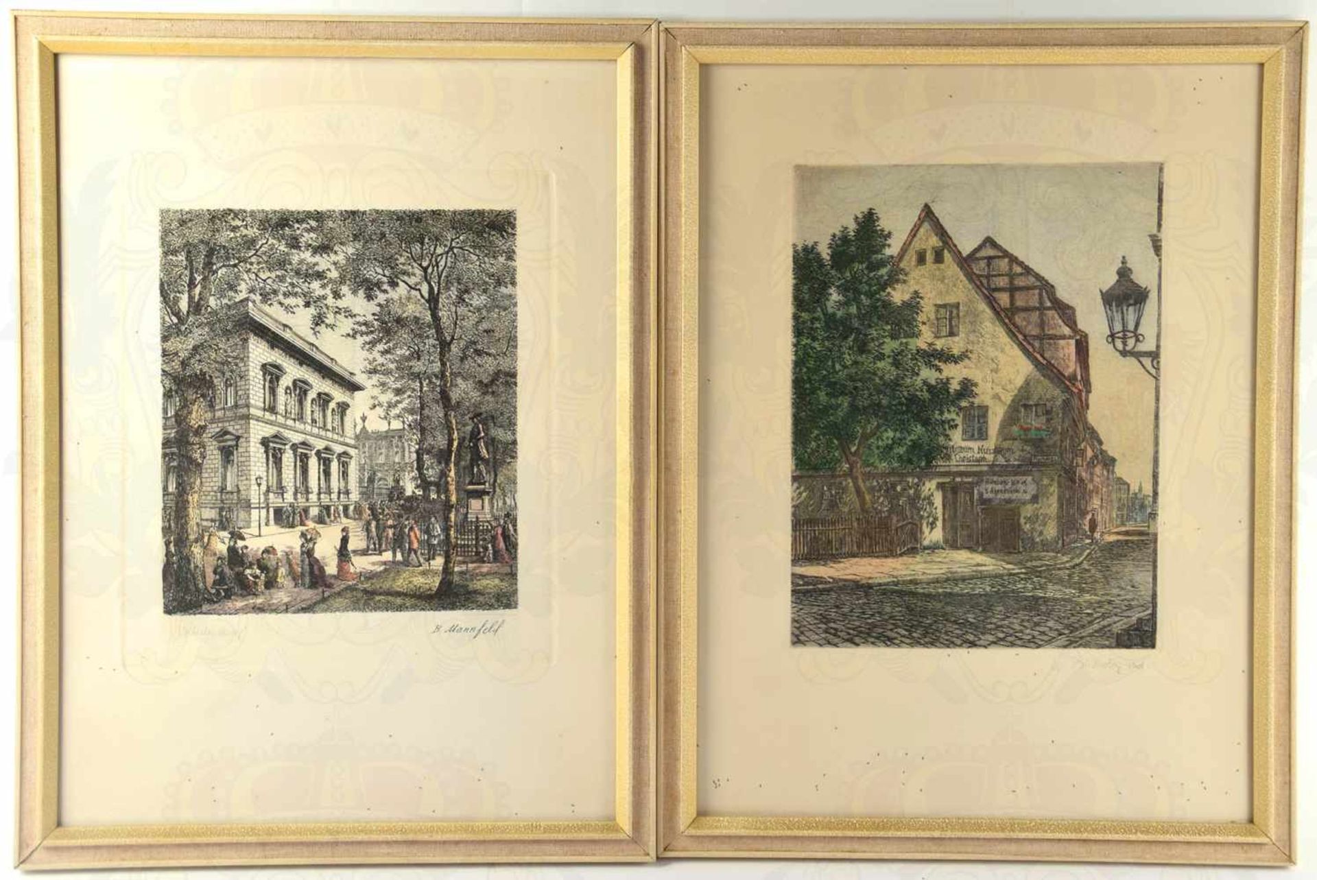 8 ANSICHTEN ALT-BERLIN: Brandenburger Tor; Neue Wache; Palais des Prinzen von Preußen; - Bild 4 aus 4