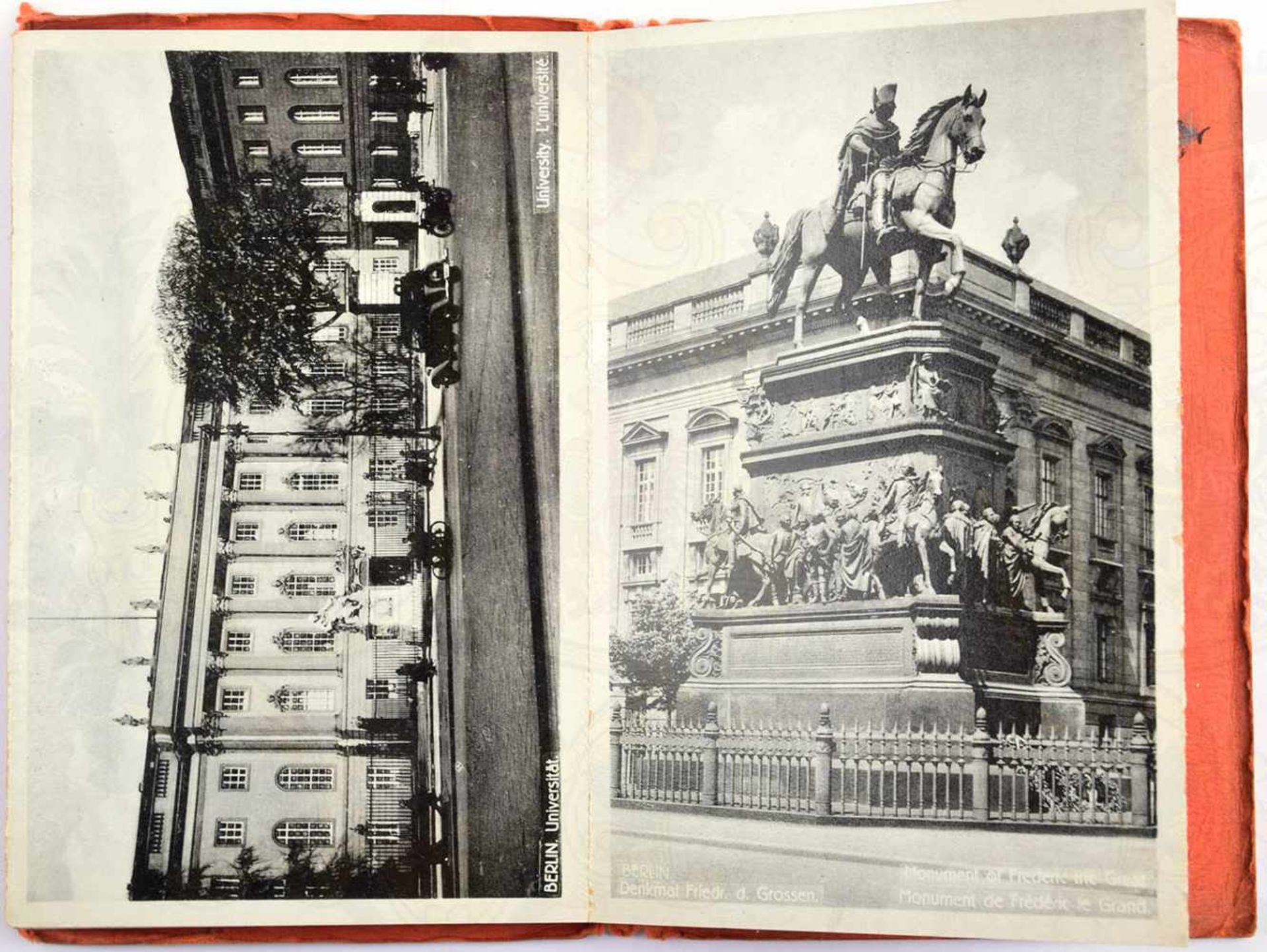 LEPORELLO BERLIN, 16 Lichtdruck-AK, um 1930, Reichskanzlei, Reichswehr vor dem Ehrenmal, - Bild 2 aus 2