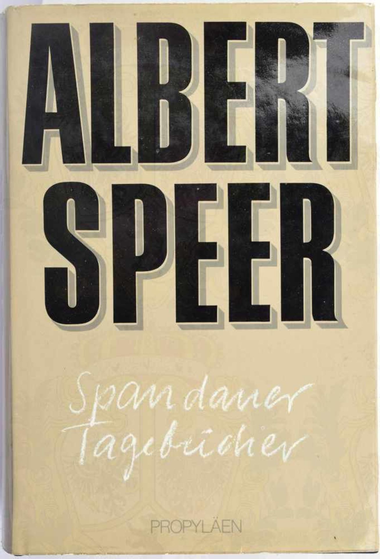 ALBERT SPEER, (1905-1981), dt. Architekt und Reichsminister für Rüstung u. Kriegsproduktion,