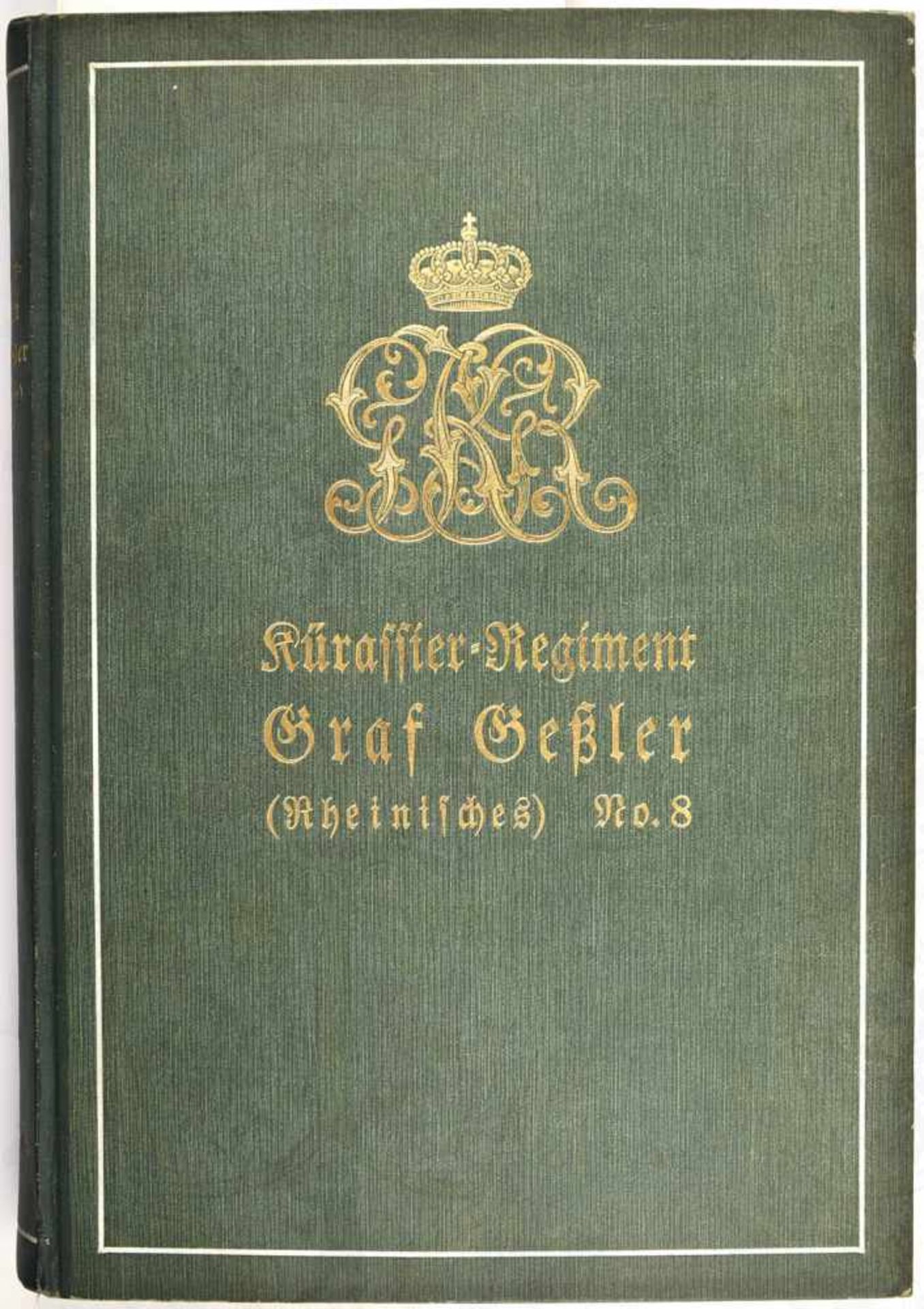 KÜRASSIER-REGIMENT GRAF GEßLER (RHEINISCHES) NR. 8, Bln. 1910, zahlr. Fotos, 3 farb.