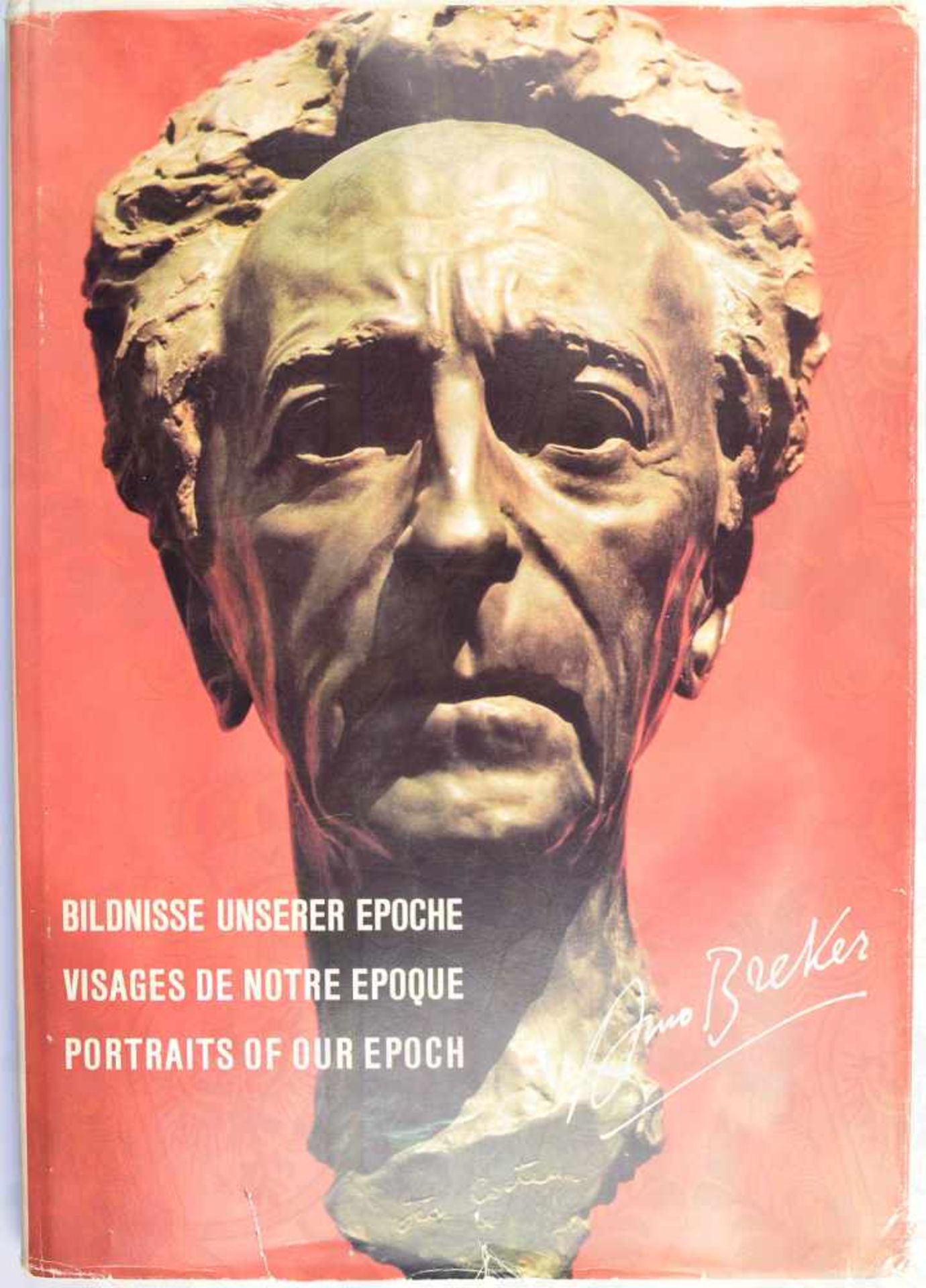 BREKER, ARNO, (1900-1991) dt. Bildhauer u. Architekt, Widmung u. OU in Tinte von 1972, im Vorsatz