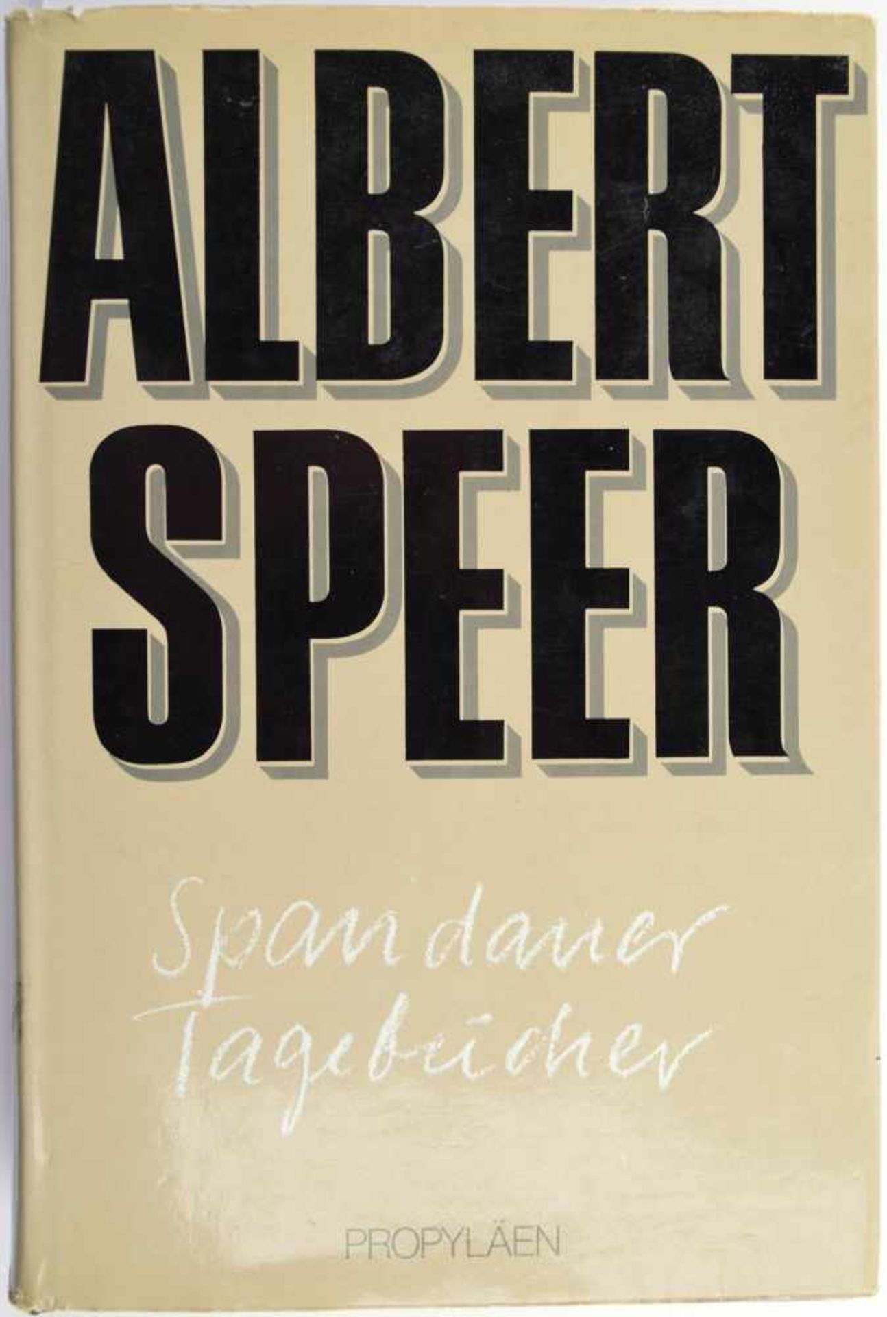 ALBERT SPEER, (1905-1981), dt. Architekt u. Reichsminister für Rüstung u. Kriegsproduktion, Tinten-