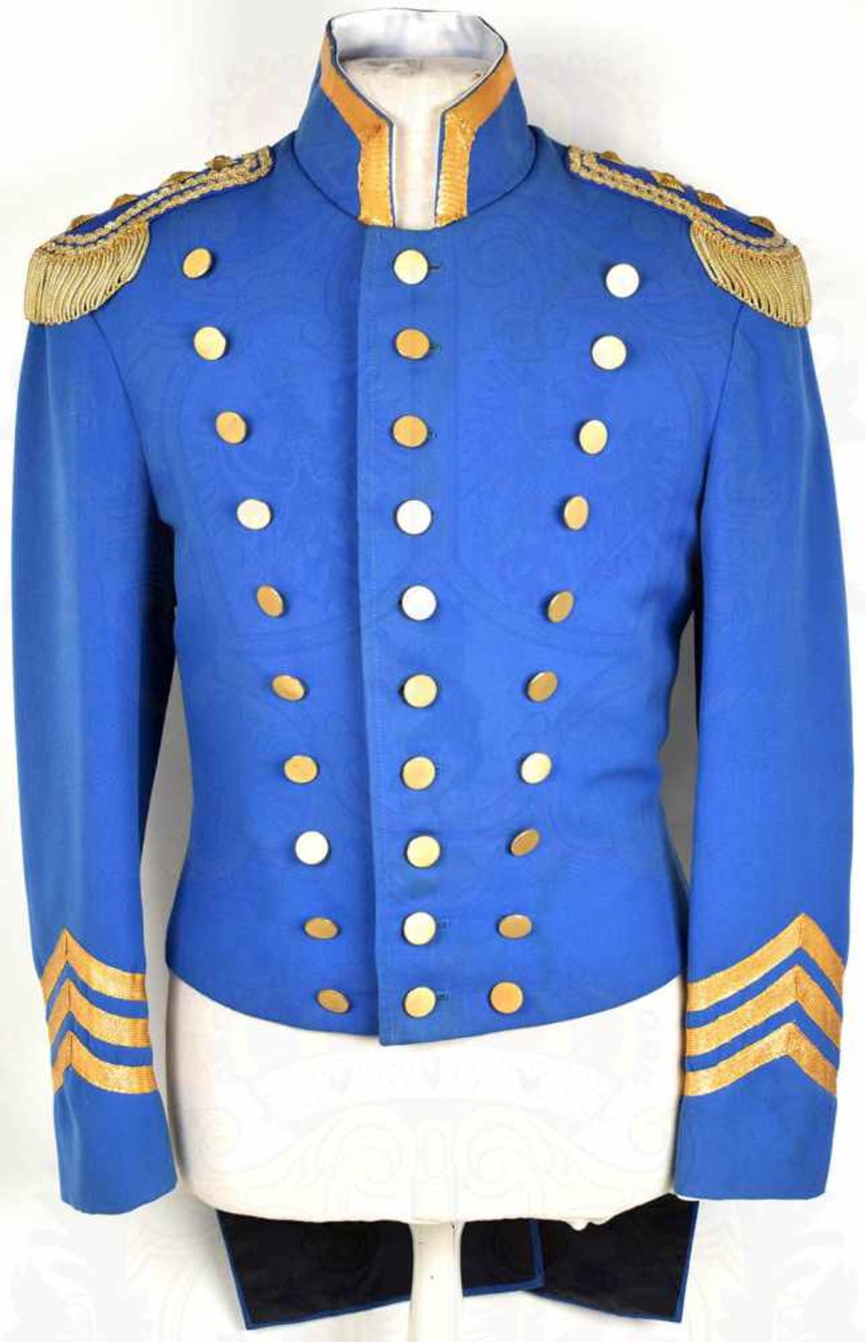 UNIFORMROCK FÜR ADMIRALE, etwas phantasievolle neuzeitliche Fertigung nach Modellen um 1800, - Bild 4 aus 6