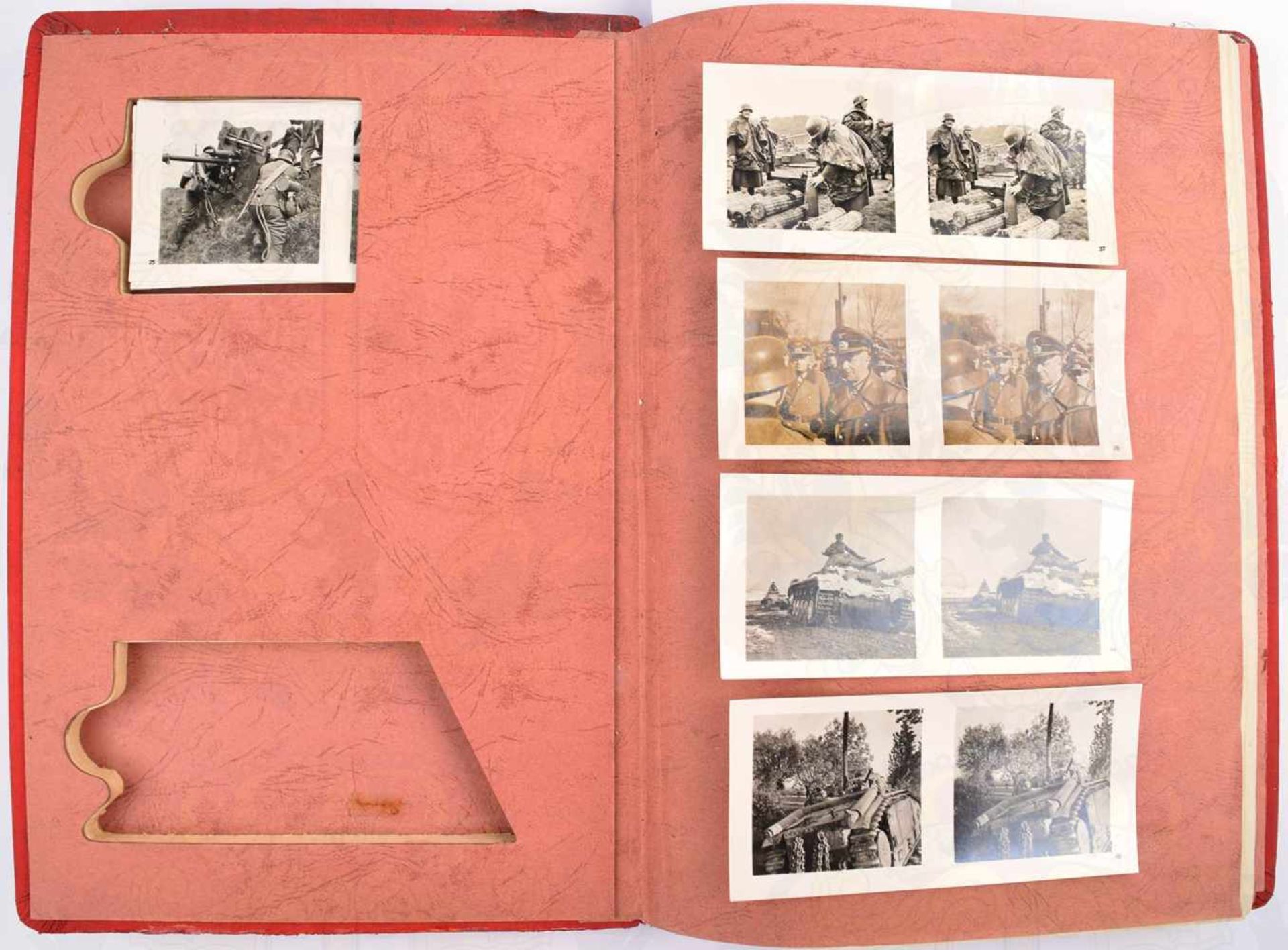 DER KAMPF IM WESTEN, Schönstein-Verlag, München 1940, 80 S., kpl. m. 100 Raumbildern u. 8 farbigen - Bild 2 aus 2