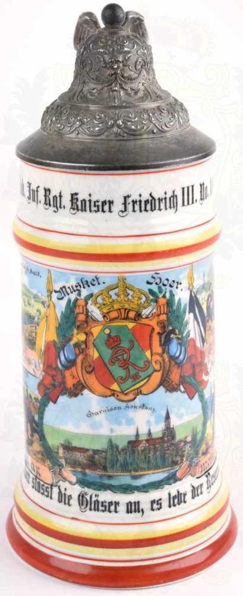 RESERVISTENKRUG 6. BADISCHES INFANTERIE-REGIMENT, Kaiser Friedrich III. Nr. 114 Konstanz,