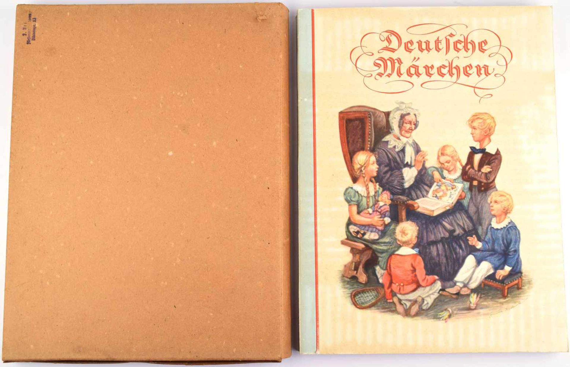 DEUTSCHE MÄRCHEN, Hrsg. Cigaretten-Bilderdienst Hamburg 1939, kpl., kart. m. Schuber