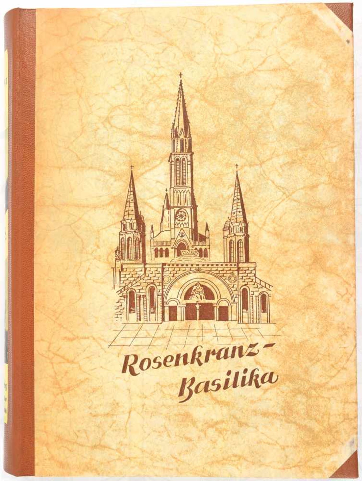 LOURDES - STADT DER BERNADETTE, Raumbild-Verlag S. Brandmüller, Oberaudorf/Inn um 1952, Kassette - Bild 2 aus 2