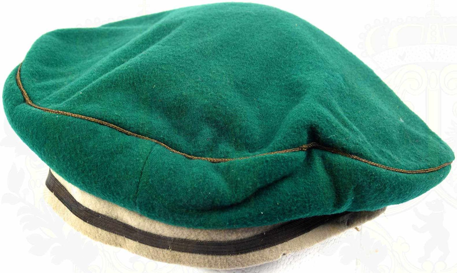 GALAUNIFORM, qualitätvolle Schneideranfertigung im Stil um 1910, dunkelgrünes Tuch, Kragen u. - Bild 4 aus 4