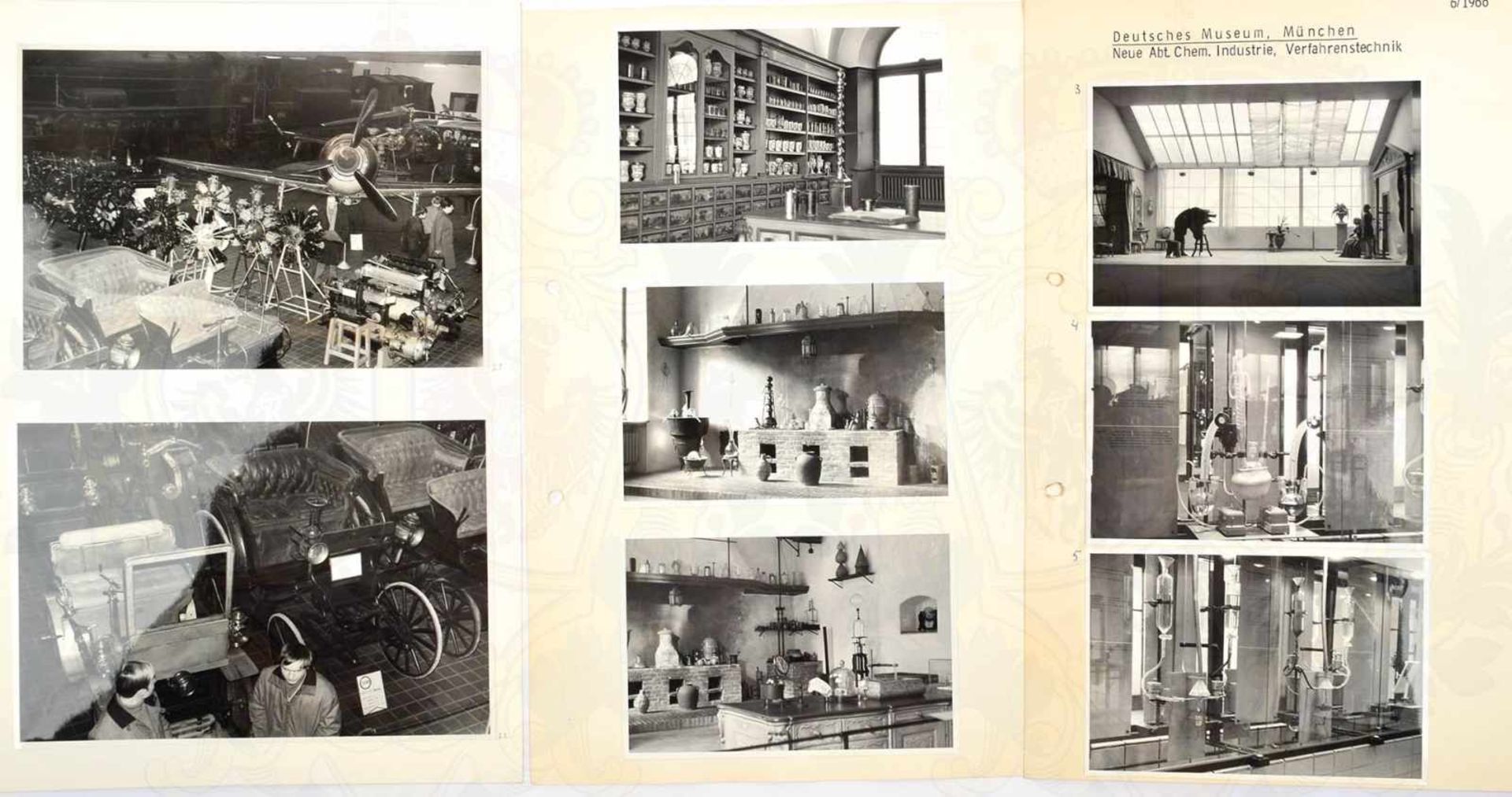 DOKUMENTATION DEUTSCHES MUSEUM MÜNCHEN 1966, ca. 200 Fotos, Alchimistisches Laboratorium,