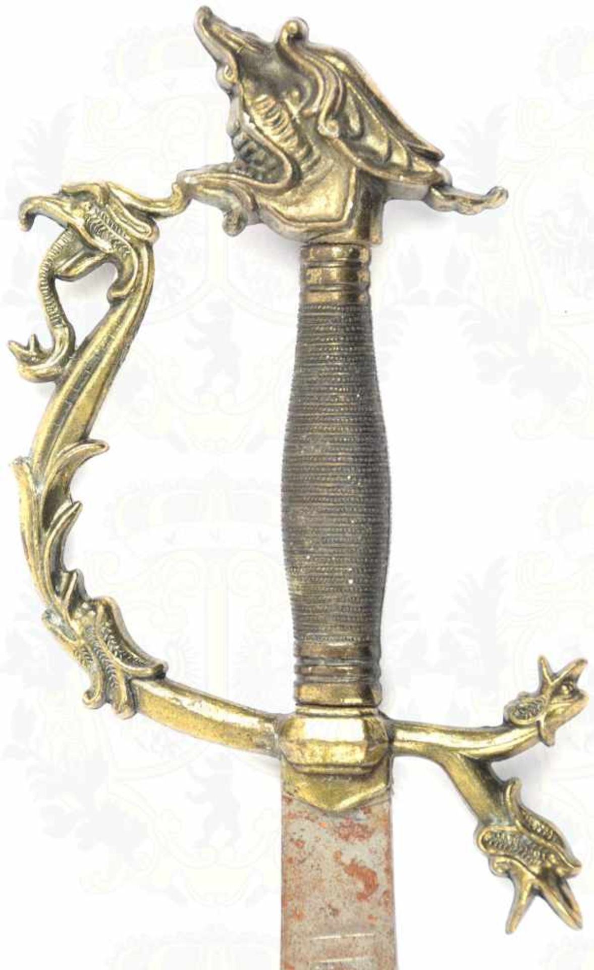 SCIMITAR - ORIENTALISCHER SÄBEL, Film-/Theater-Requisite, Klinge m. ornamentalen u. floralen - Bild 2 aus 3