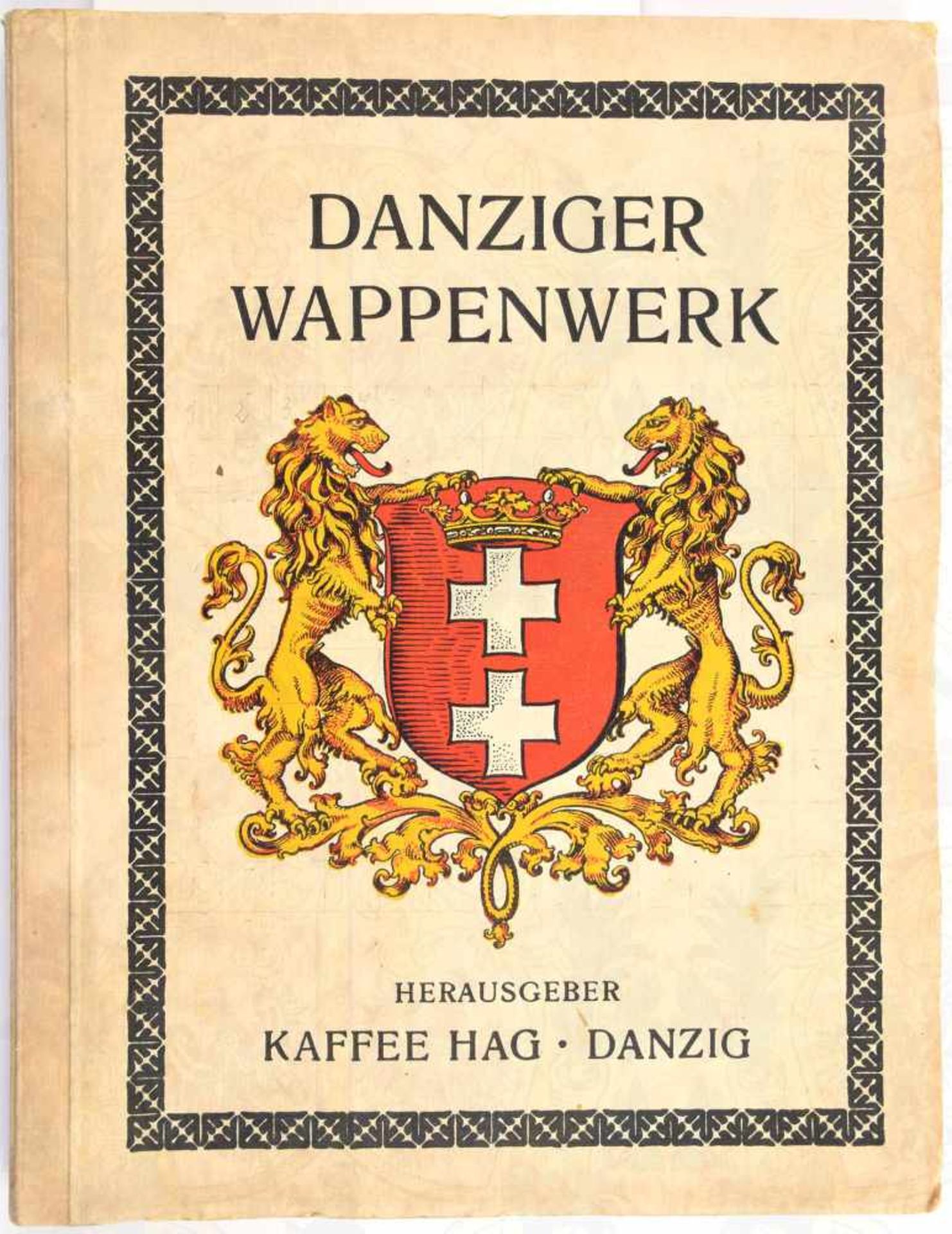 DANZIGER WAPPENWERK, Kaffee Hag Bohnenkaffee um 1932, kpl. m. 125 Bildern sowie weiterer Raum f.