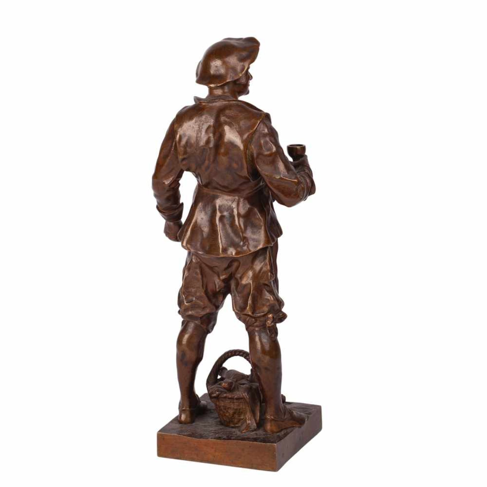 Bronze Figure by Emile PicaultSmall Bronze Figure “Le Sommelier” by Emile Picault.Émile Louis - Bild 3 aus 6