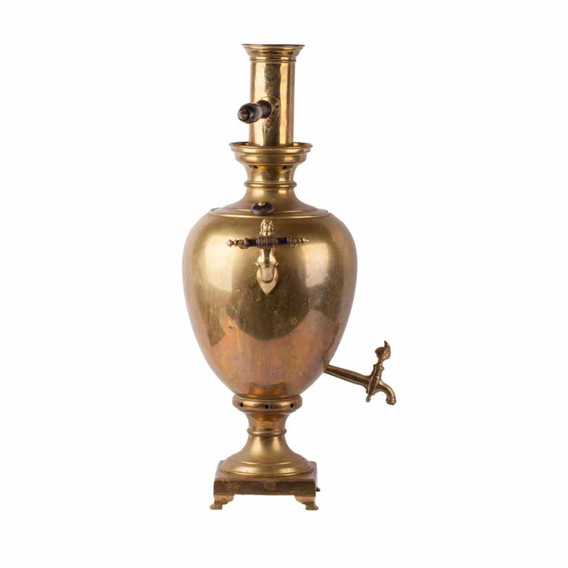 Rare Russian samovar in the shape of an eggRare Russian samovar in the shape of an egg with - Bild 2 aus 9