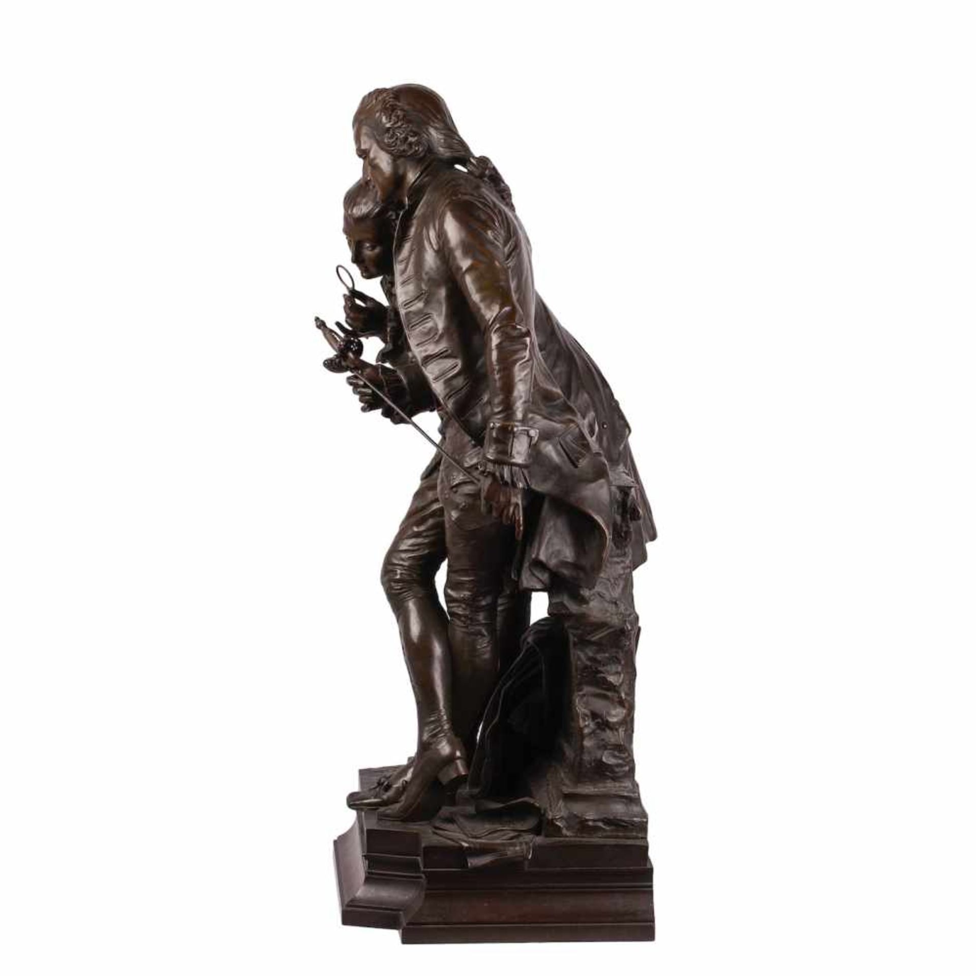 Extremely Rare Bronze Figure “The Collectors”Extremely Rare Bronze Figure “The Collectors”. The - Bild 8 aus 9