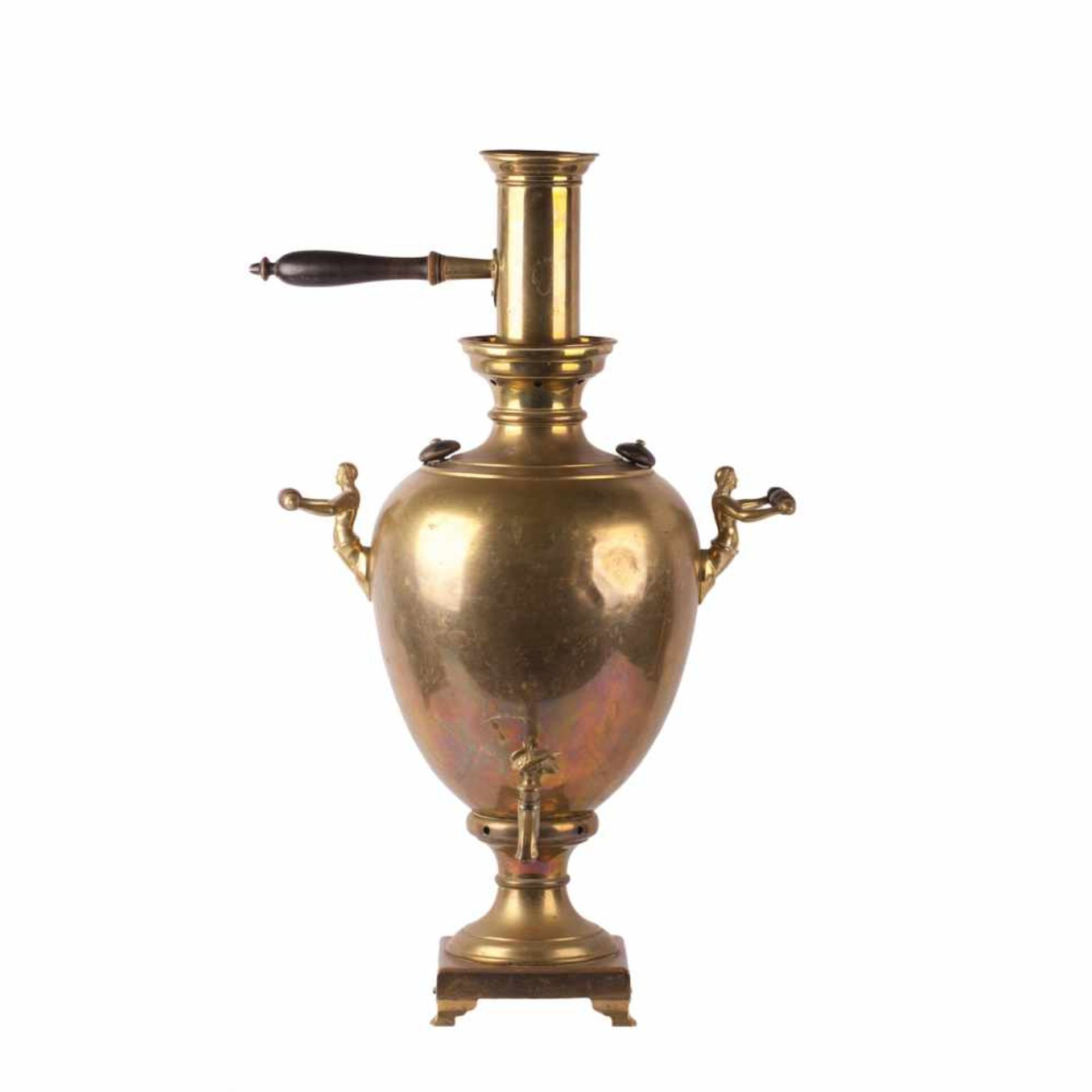 Rare Russian samovar in the shape of an eggRare Russian samovar in the shape of an egg with