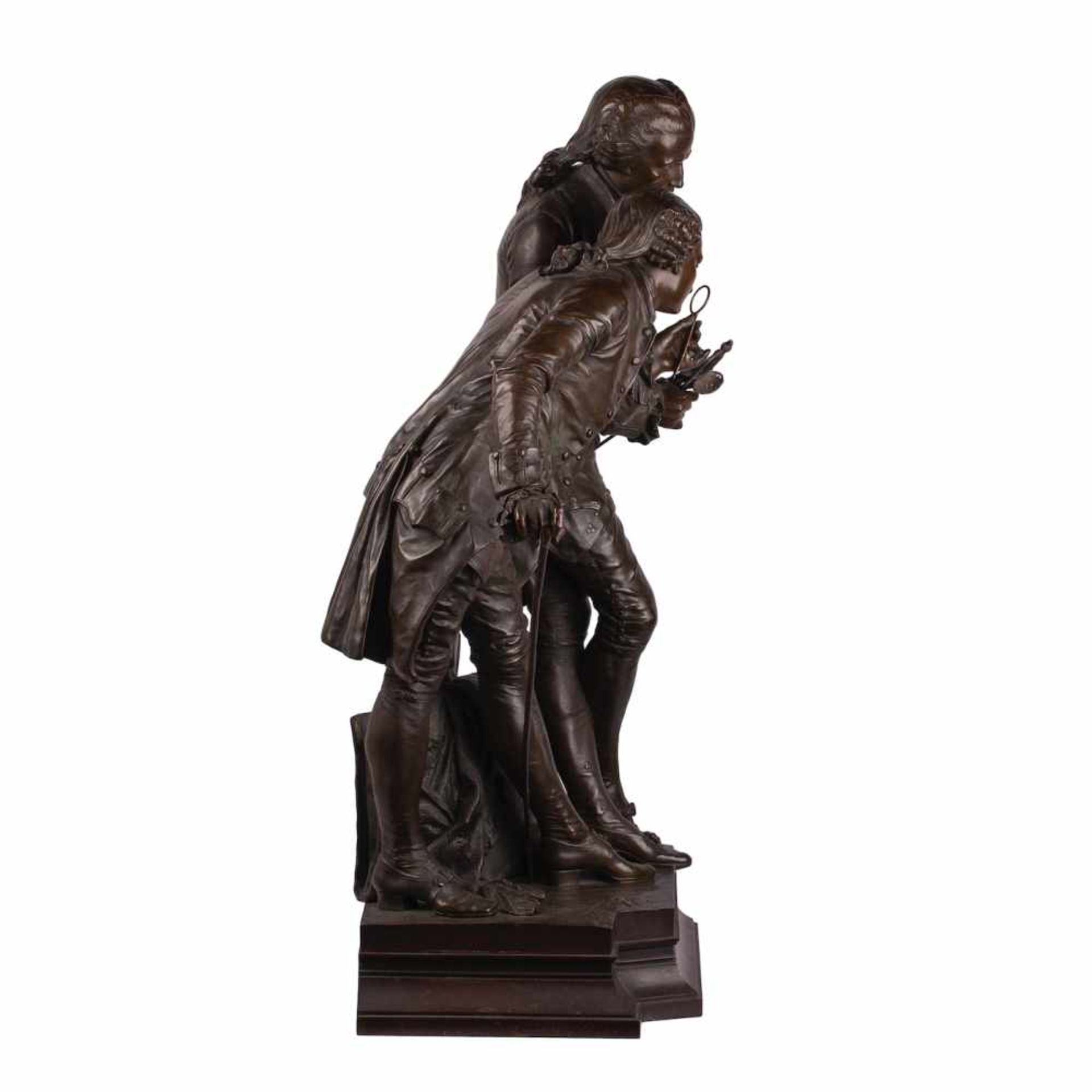 Extremely Rare Bronze Figure “The Collectors”Extremely Rare Bronze Figure “The Collectors”. The - Bild 4 aus 9
