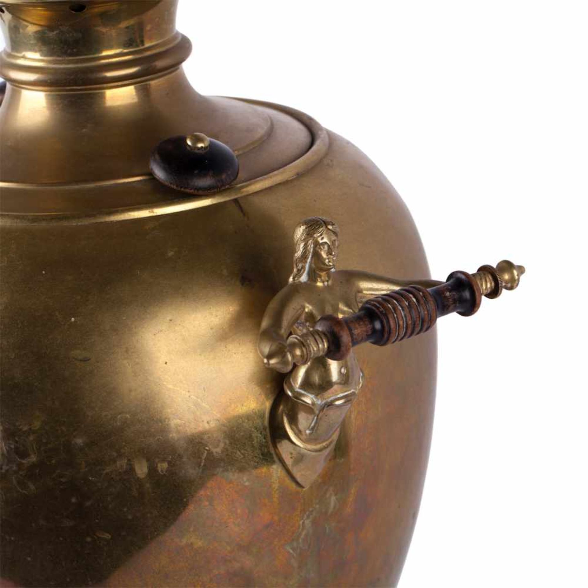 Rare Russian samovar in the shape of an eggRare Russian samovar in the shape of an egg with - Bild 4 aus 9