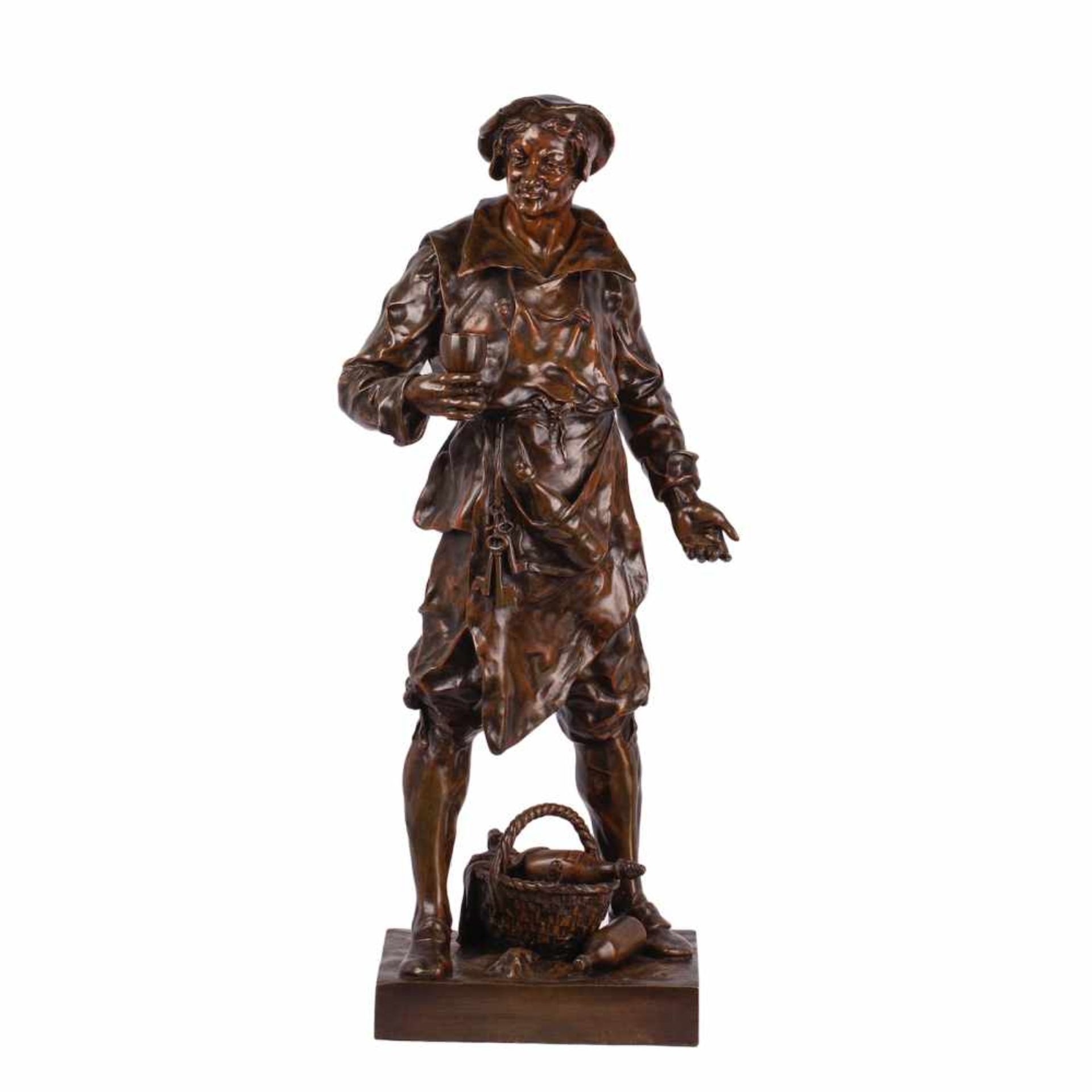 Exceptional Rare Bronze Figure “LE SOMMELIER”Exceptional Rare Bronze Figure “Le Somellier” by