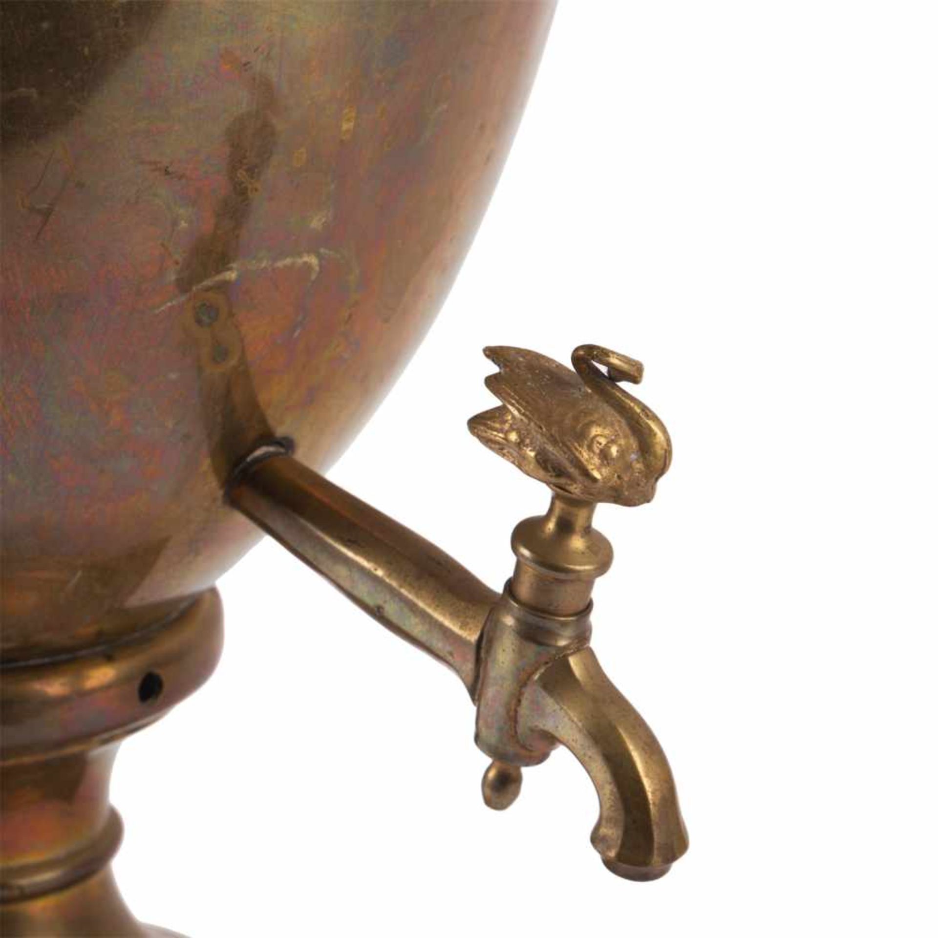 Rare Russian samovar in the shape of an eggRare Russian samovar in the shape of an egg with - Bild 7 aus 9