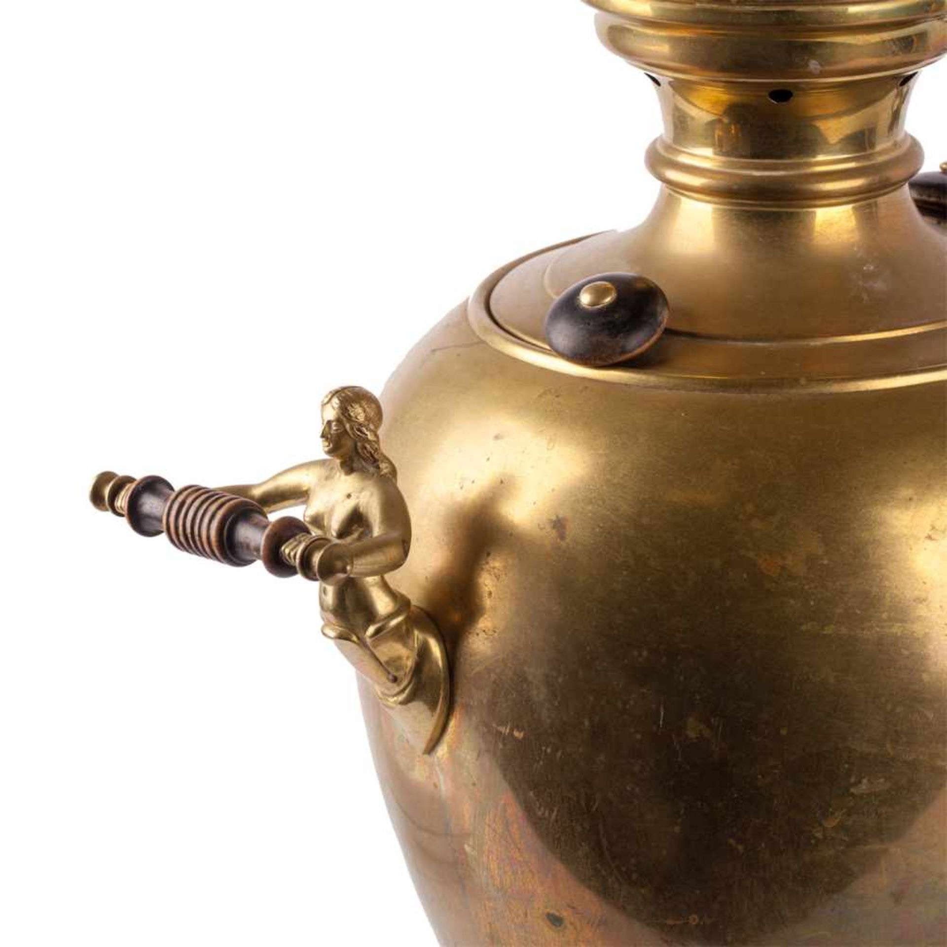 Rare Russian samovar in the shape of an eggRare Russian samovar in the shape of an egg with - Bild 8 aus 9