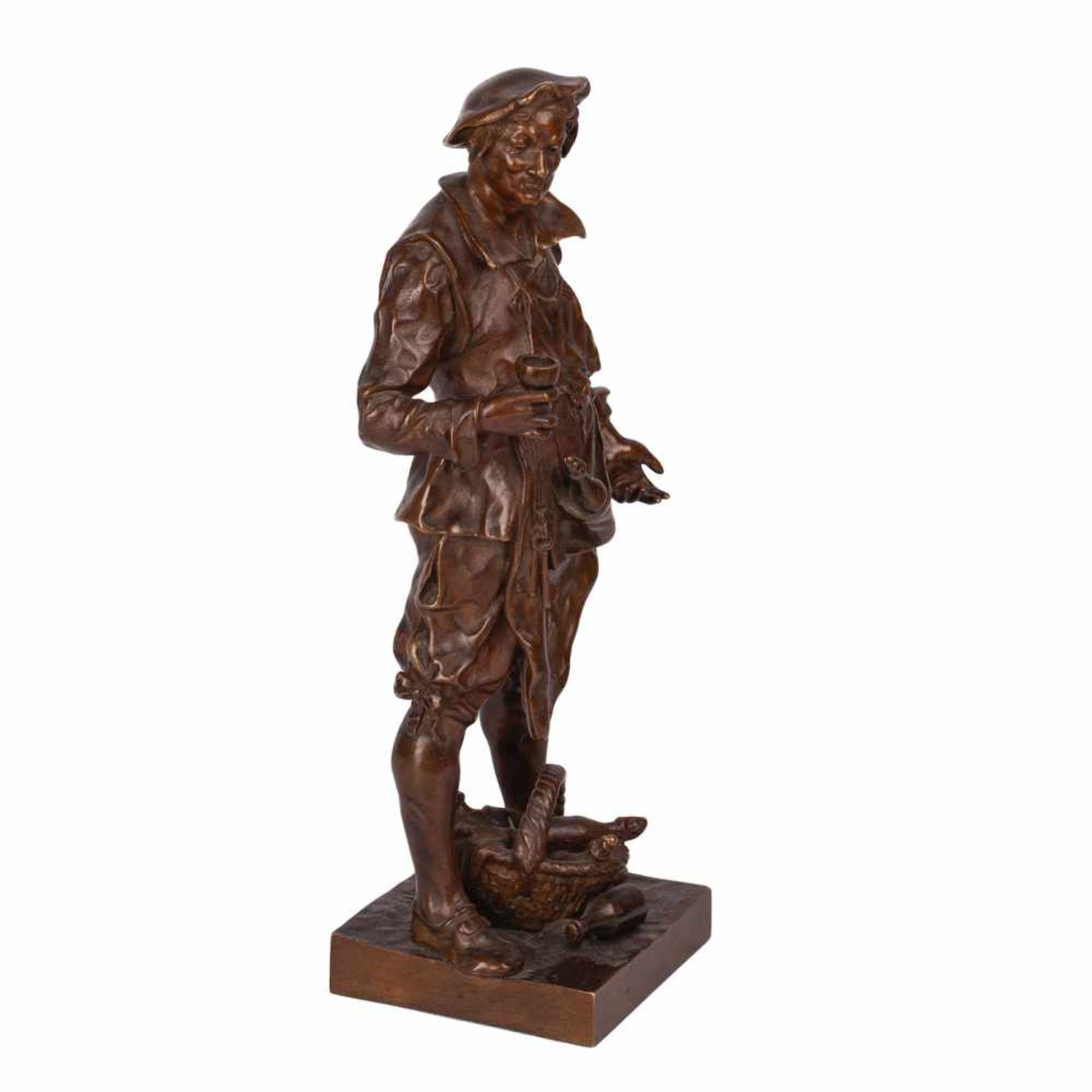 Bronze Figure by Emile PicaultSmall Bronze Figure “Le Sommelier” by Emile Picault.Émile Louis - Bild 2 aus 6