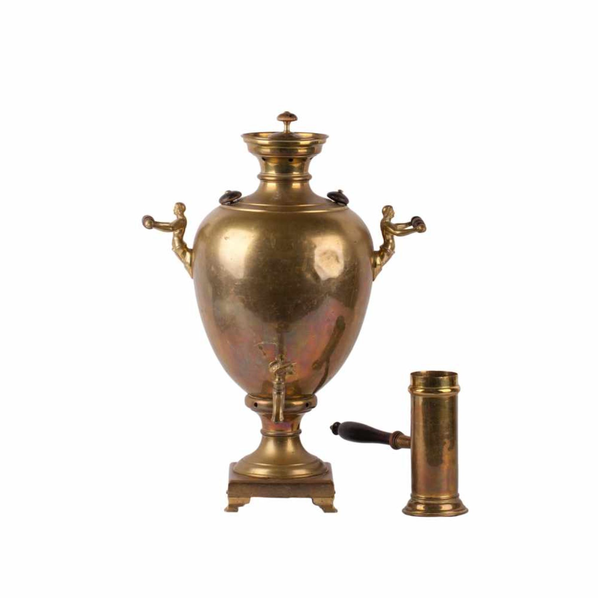 Rare Russian samovar in the shape of an eggRare Russian samovar in the shape of an egg with - Bild 5 aus 9