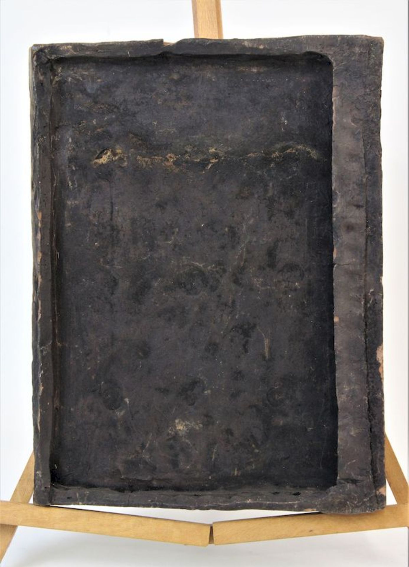 Ofenkachel,BarockHafner Ware,glasiert mit Reliefdekor Maße: ca. 27,5 cm x 28,5 cm - Image 2 of 2
