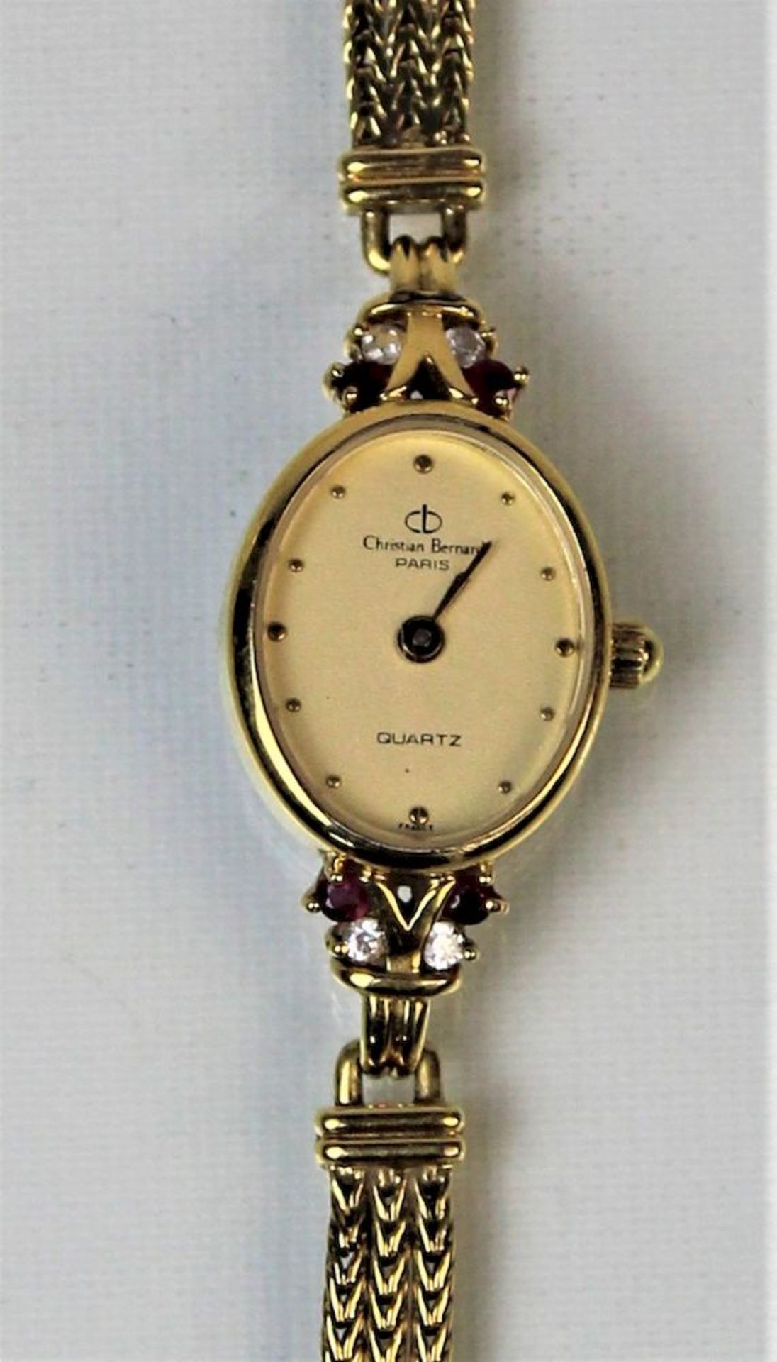 Christian Bernard Damen ArmbanduhrMaße: ca. L. 17 cm - Bild 2 aus 3
