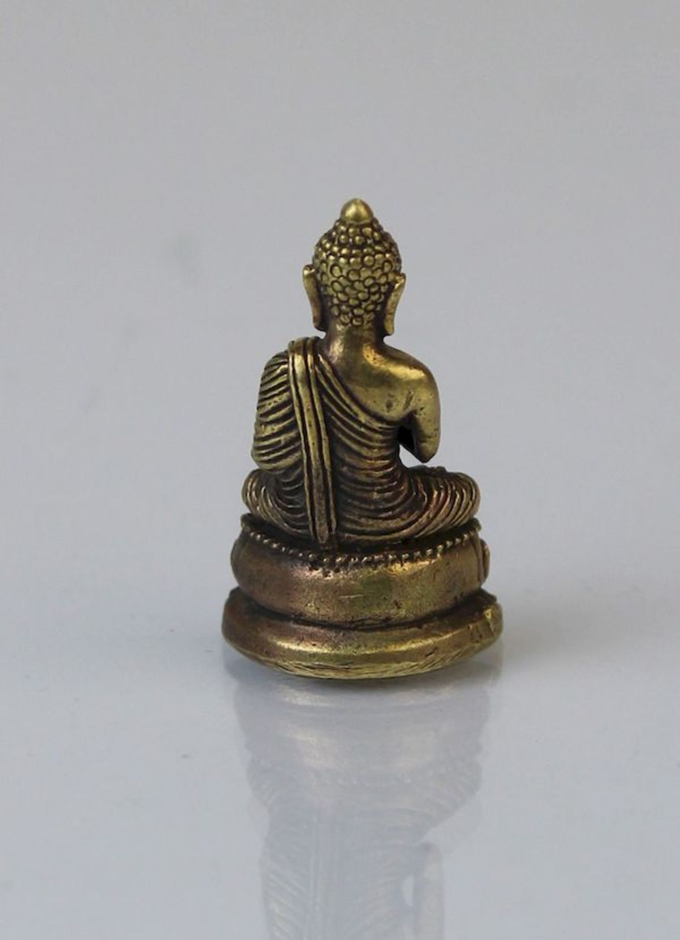 Buddhafiguren um 1900Bronze Maße: ca. H. 30 mm - Bild 2 aus 2