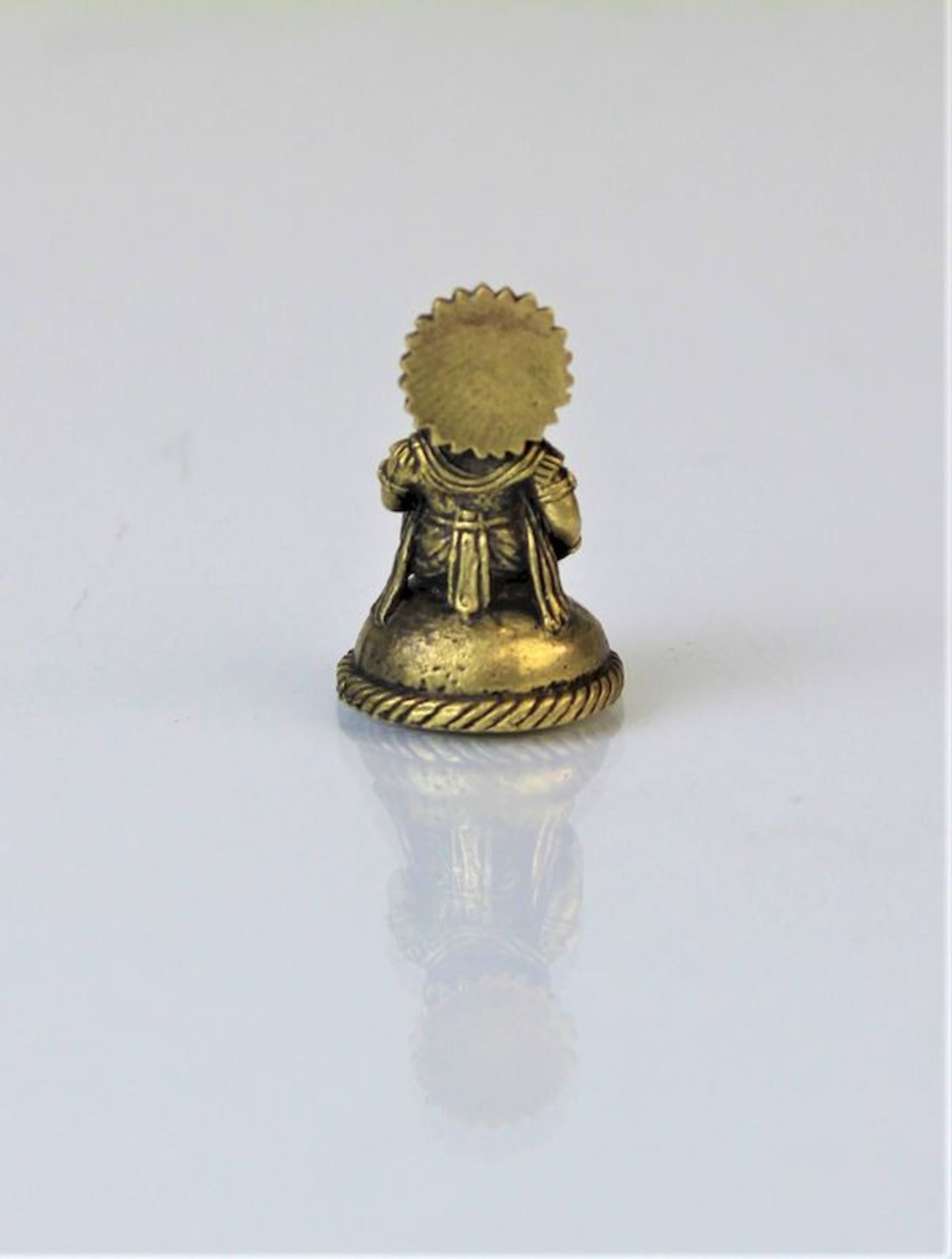 Ganesha Figur um 1900Bronze Maße: ca. H. 28 mm - Bild 2 aus 2