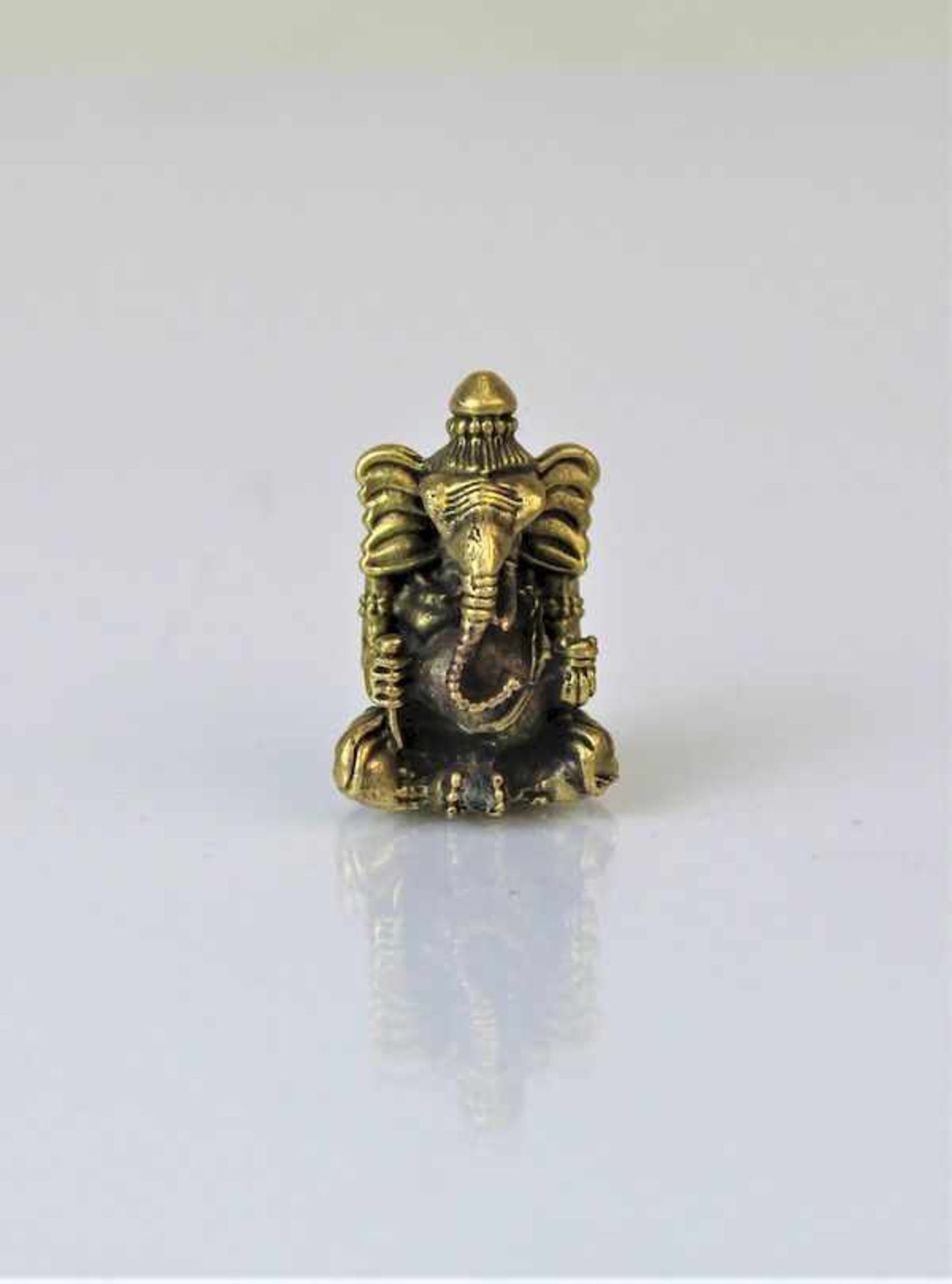 Ganesha Figur um 1900Bronze Maße: ca. H. 27 mm