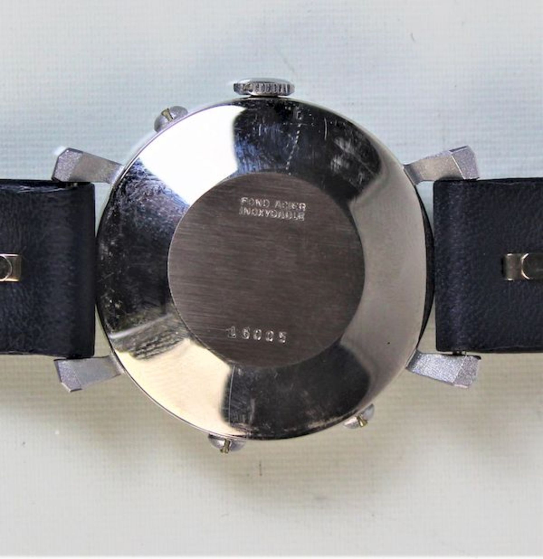 ESKA Herrenarmbanduhr, 1950er JahreStahl, handaufzug und Kalender mit kompletter Mondphase Ref. - Bild 3 aus 3