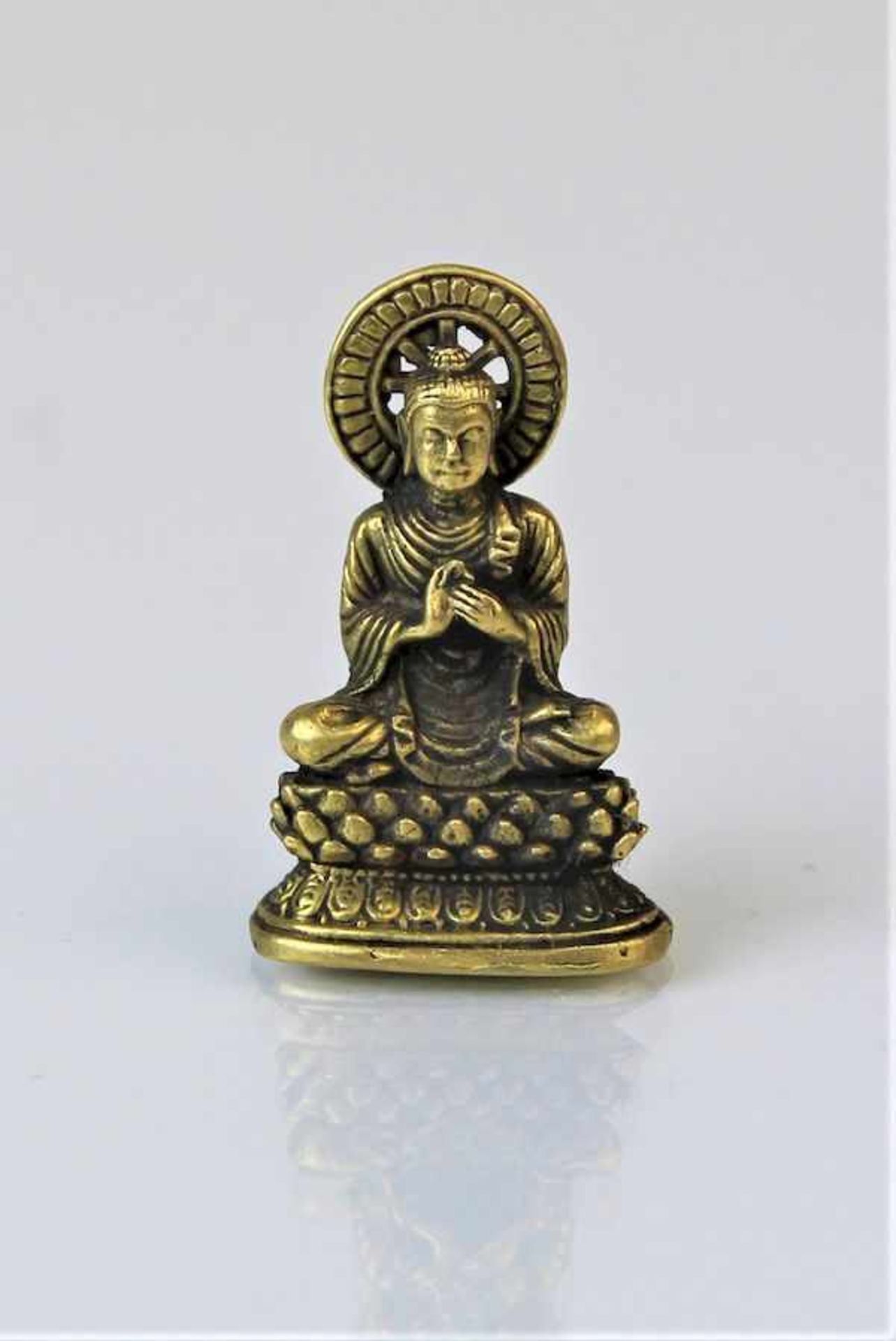 Buddhafiguren um 1900Bronze Maße: ca. H. 31 mm