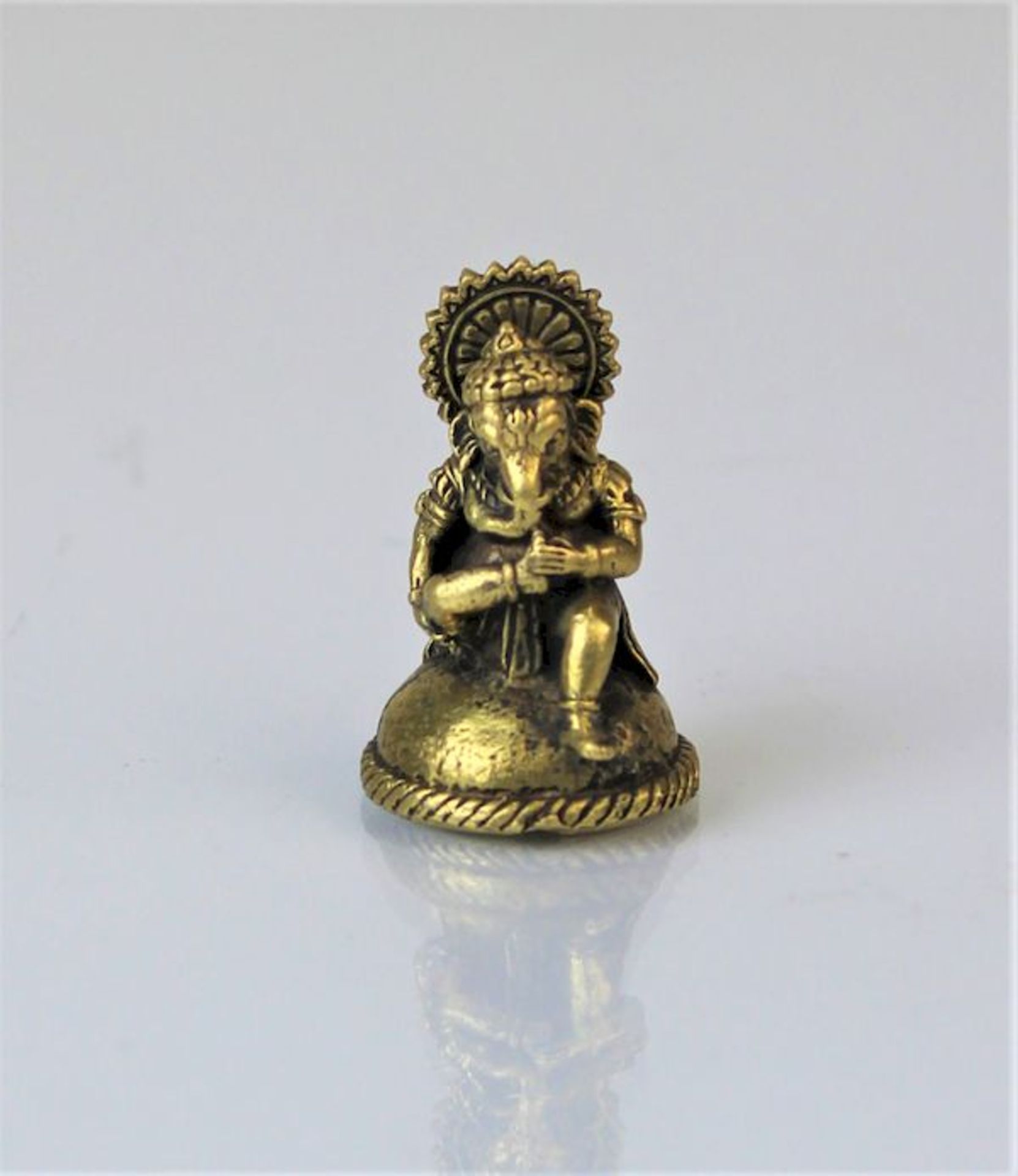 Ganesha Figur um 1900Bronze Maße: ca. H. 28 mm