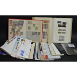 Stamps - stock books, presentation packs, covers,