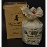 Whisky - Old Suntory, Japanese Whisky, A Blend Of Rare Selected Whiskies, 4/5 Quart,