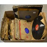 Records - 10" 78rpm Shellac records, classical, big band,