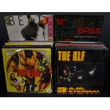 Vinyl Records - 12" hip hop and house and electronic - including KLF, Technotronic, S-Express,