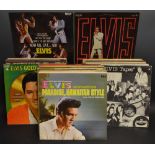 12" Vinyl LPs, Elvis Presley, including Film Soundtracks (20), compilations 12" singles (2),