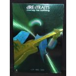 A Dire Straits advertising/promotional board,