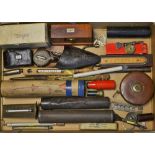 Boxes and Objects - various, gauges, measures, instruments,