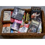 Music Memorabilia - Elvis Presley, monthly magazines, 14th year and later, lrg qty, other books,