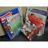 Football Programmes - a file of programmes for International matches at various levels,