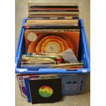 Vinyl Records - assorted pop, easy listening, LPs and 45s, The Beatles, Blondie, The Boomtown Rats,