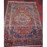 An Iranian hand knotted carpet,