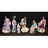 Figures - Danbury Mint Princesses by Lena Liu, The Chrysanthemum Princess,