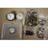 Watchmakers Spares - a Thomas Russell George V silver open face pocket watch,