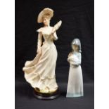 A Guiseppe Armani figure, Florence, boxed; a Nao figure,