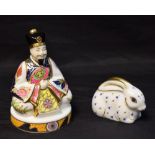 Ceramics - a Royal Crown Derby figure, Emperor,